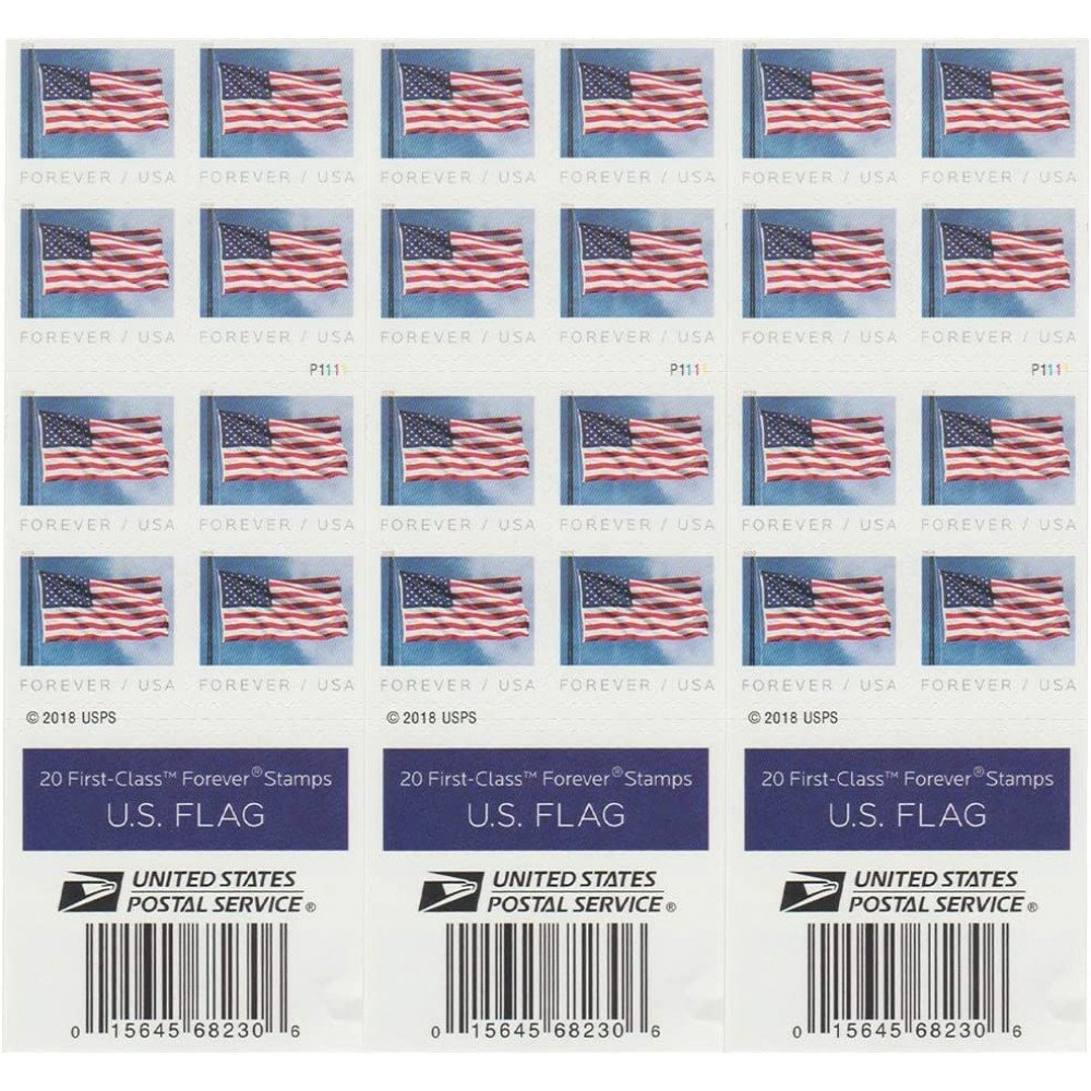 2019 USPS Flag Forever First Class Postage Stamps