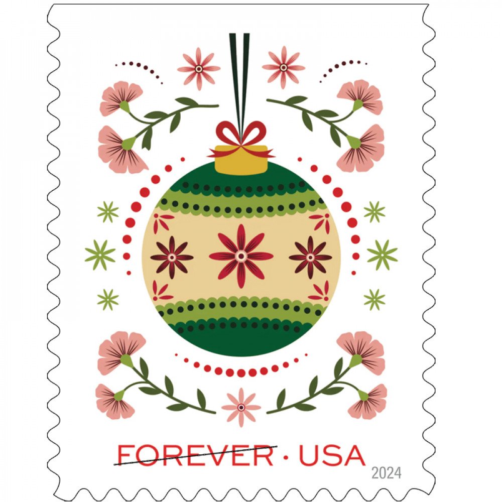 2024 Holiday Joy Forever Stamps, Book of 20|Multiple Stamp Designs