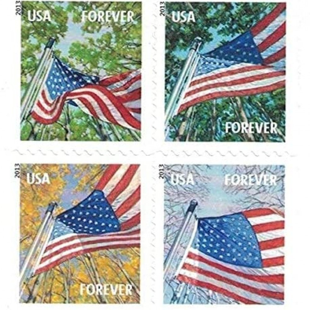 2013 USPS Forever Stamps A Flag for All Seasons