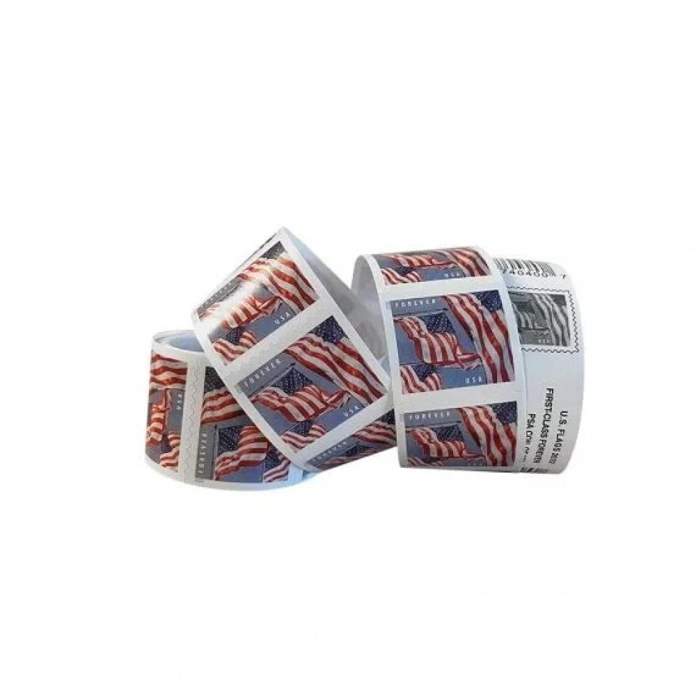 (2022) USPS Forever American Flag Stamps Rolls