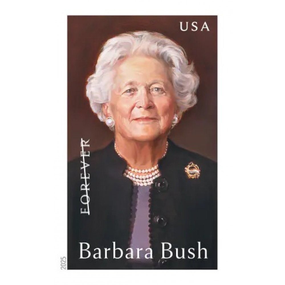 2025 Barbara Bush Stamps, Sheet of 20