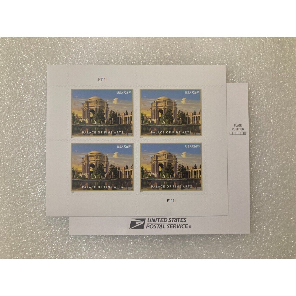（2022）Palace of Fine Arts 1sheets of Four Stamps