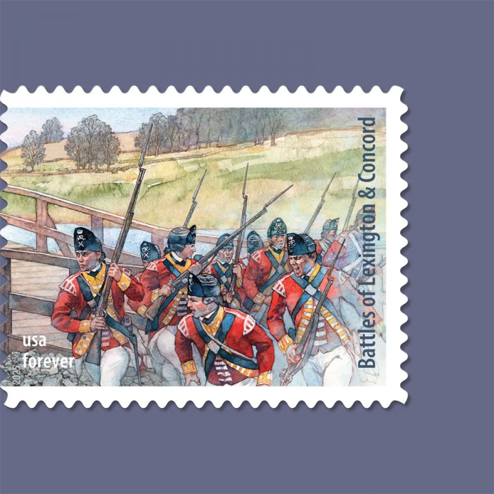 2025 Battlefields of the American Revolution Stamps Sheet of 15