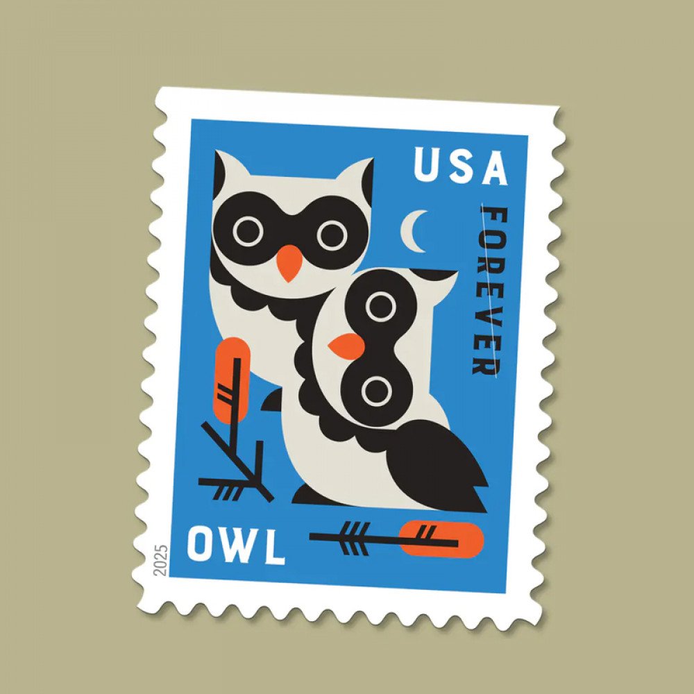 2025 Baby Wild Animals Stamps, Booklet of20