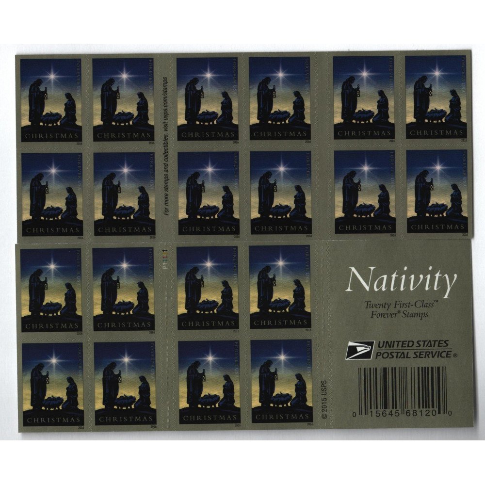 2016 First-Class Forever Stamp - Traditional Christmas: Nativity